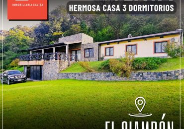 VENTA PRECIOSA CASA EN EL SIAMBON - TUCUMAN